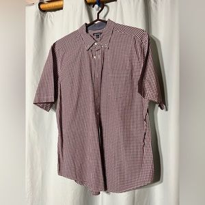 Mix & NY button up casual shirt plaid